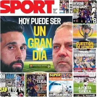 El Clásico, el gran protagonista de las portadas